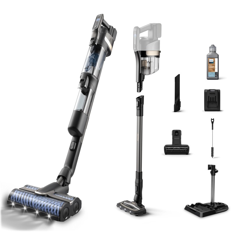 Philips AquaTrio 9000 Series XW9463 Støvsuger Dyb sort